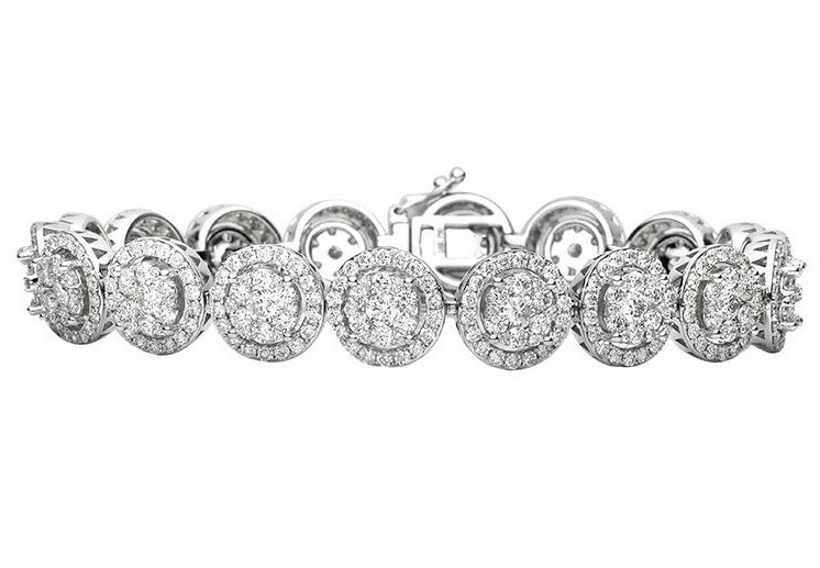 Aggregate 78+ halo diamond bracelet super hot - 3tdesign.edu.vn